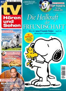 Titelblatt der Zeitschrift tv Hören und Sehen im Geschenkabo