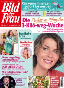 Titelblatt der Zeitschrift Bild der Frau im Prämienabo