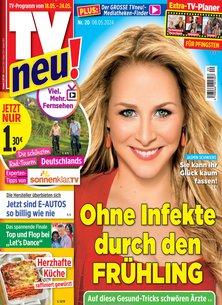 Titelblatt der Zeitschrift TV neu im Prämienabo