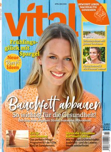 Titelblatt der Zeitschrift Vital im Prämienabo