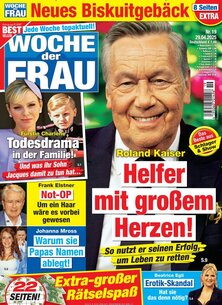 Titelblatt der Zeitschrift WOCHE der FRAU im Geschenkabo