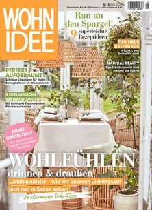 Titelblatt der Zeitschrift WOHNIDEE im Prämienabo
