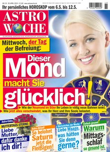 Titelblatt der Zeitschrift ASTROWOCHE im Geschenkabo