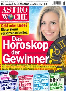 Titelblatt der Zeitschrift ASTROWOCHE Leser werben