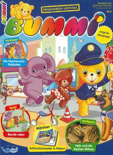 Titelblatt der Zeitschrift BUMMI im Geschenkabo