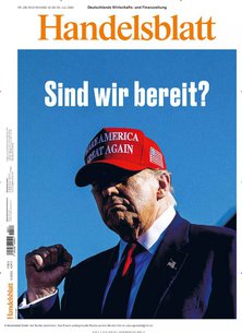 Titelblatt der Zeitschrift Handelsblatt im Geschenkabo