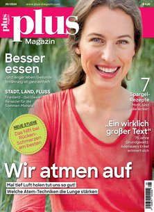 Titelblatt der Zeitschrift plus Magazin Leser werben