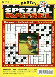 Titelblatt der Zeitschrift SPEZIAL-RÄTSEL Leser werben