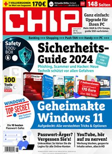 Titelblatt der Zeitschrift CHIP Plus im Geschenkabo