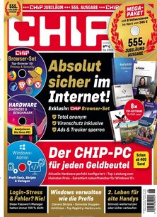 Titelblatt der Zeitschrift CHIP Plus Leser werben