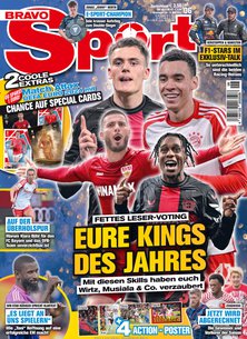 Titelblatt der Zeitschrift BRAVO Sport im Geschenkabo
