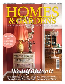 Titelblatt der Zeitschrift HOMES & GARDENS im Prämienabo