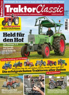 Titelblatt der Zeitschrift Traktor Classic im Prämienabo