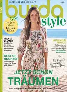 Titelblatt der Zeitschrift burda style im Geschenkabo