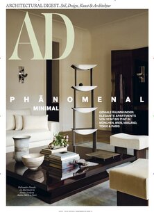 Titelblatt der Zeitschrift AD ARCHITECTURAL DIGEST im Geschenkabo