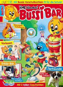 Titelblatt der Zeitschrift BUSSI BÄR im Geschenkabo