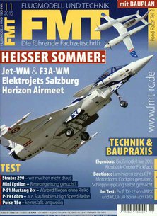 Titelblatt der Zeitschrift FMT Flugmodell und Technik im Prämienabo