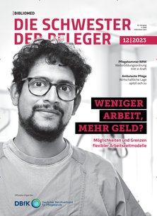 Titelblatt der Zeitschrift Die Schwester - der Pfleger im Prämienabo