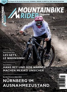 Titelblatt der Zeitschrift MTB Mountainbike Rider im Prämienabo