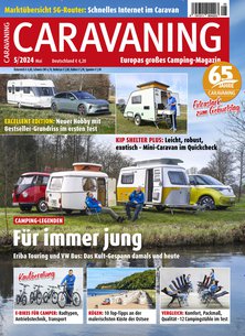 Titelblatt der Zeitschrift CARAVANING im Prämienabo