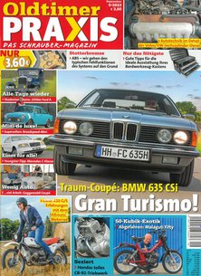 Titelblatt der Zeitschrift Oldtimer Praxis im Prämienabo