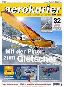 Titelblatt der Zeitschrift aerokurier im Prämienabo