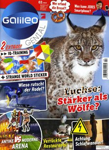 Titelblatt der Zeitschrift Galileo GENIAL im Prämienabo