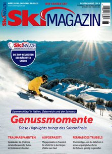 Titelblatt der Zeitschrift SkiMAGAZIN im Prämienabo
