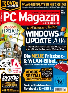 Titelblatt der Zeitschrift PC Magazin Super Premium XXL im Geschenkabo