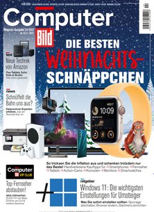 Titelblatt der Zeitschrift Computer Bild mit DVD Leser werben