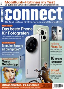 Titelblatt der Zeitschrift connect im Geschenkabo