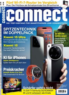 Titelblatt der Zeitschrift connect im Geschenkabo