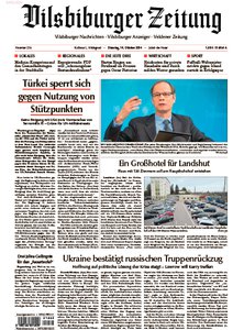 Titelblatt der Zeitschrift Vilsbiburger Zeitung