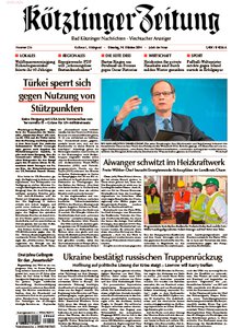 Titelblatt der Zeitschrift Kötztinger Zeitung