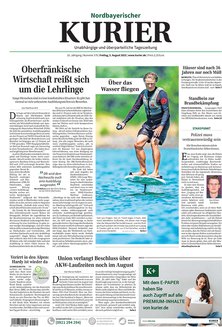 Titelblatt der Zeitschrift Nordbayerischer Kurier