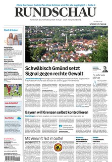 Titelblatt der Zeitschrift Rundschau