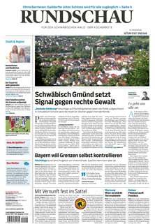 Titelblatt der Zeitschrift Rundschau