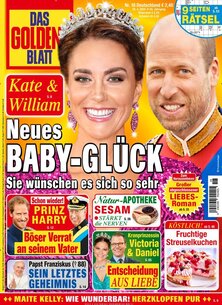 Titelblatt der Zeitschrift DAS GOLDENE BLATT im Geschenkabo