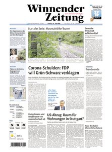 Titelblatt der Zeitschrift Winnender Zeitung