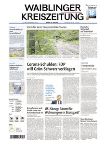 Titelblatt der Zeitschrift Waiblinger Kreiszeitung