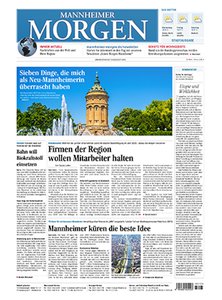 Titelblatt der Zeitschrift MANNHEIMER MORGEN