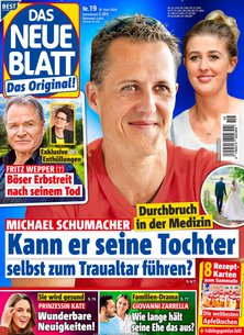 Titelblatt der Zeitschrift DAS NEUE BLATT im Geschenkabo