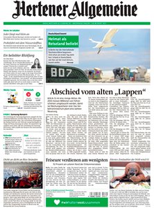 Titelblatt der Zeitschrift Hertener Allgemeine