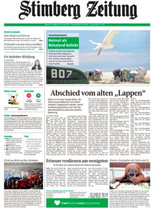 Titelblatt der Zeitschrift Stimberg Zeitung