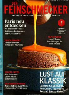 Titelblatt der Zeitschrift DER FEINSCHMECKER im Geschenkabo