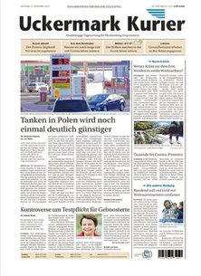 Titelblatt der Zeitschrift Uckermark Kurier