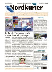 Titelblatt der Zeitschrift Nordkurier
