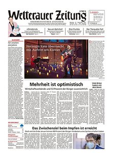 Titelblatt der Zeitschrift Wetterauer Zeitung