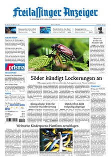 Titelblatt der Zeitschrift Freilassinger Anzeiger