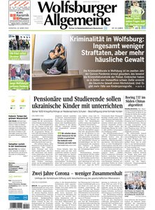 Titelblatt der Zeitschrift Wolfsburger Allgemeine